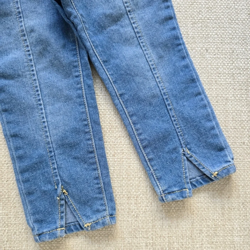 7FAM 7 For All Mankind Toddler Girls Jeans Denim 2T Split Ankle Skinny